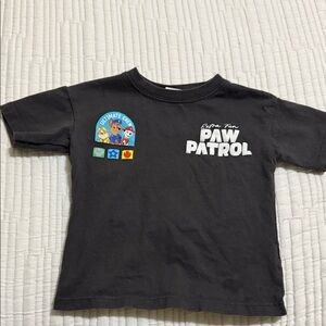 Zara kids Paw Patrol Charcoal Kids T-Shirt size 1.5 years